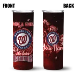 custom washington nationals rose romance red black skinny tumbler best selling.webp