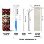 custom washington nationals yoda cozy red black skinny tumbler best selling.webp