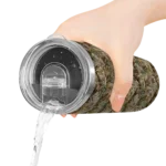 customized arizona diamondbacks antler flow camo skinny tumbler best selling.webp