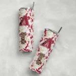 customized arizona diamondbacks claw marks red white skinny tumbler best selling 1.webp