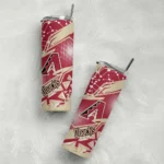 customized arizona diamondbacks helmet clash red skinny tumbler best selling 10.webp