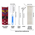 customized arizona diamondbacks star cluster red skinny tumbler best selling.webp