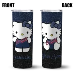 customized atlanta braves hello kitty navy black skinny tumbler best selling.webp