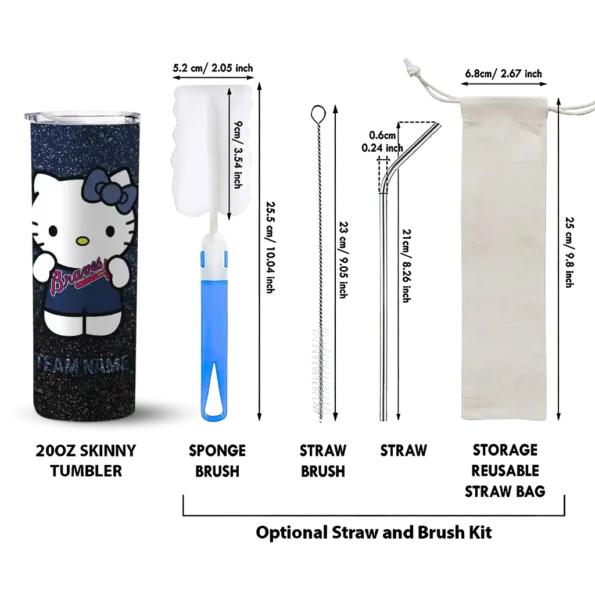 customized atlanta braves hello kitty navy black skinny tumbler new arrival.webp