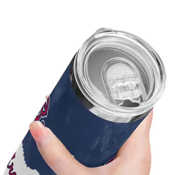 customized atlanta braves torn band navy white skinny tumbler high quality.webp