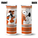 customized baltimore orioles snoopy dog orange white skinny tumbler best selling 1.webp