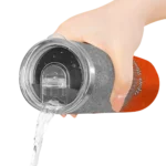 customized baltimore orioles sparkle lips orange skinny tumbler best selling.webp