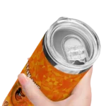 customized baltimore orioles starburst tiles orange skinny tumbler best selling 2.webp