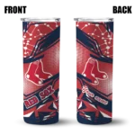 customized boston red sox helmet clash red skinny tumbler best selling 1 1.webp