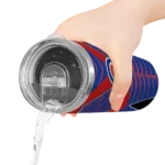 customized chicago cubs camo texture blue skinny tumbler best selling.webp