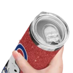 customized chicago cubs snoopy attitude blue skinny tumbler best selling 1.webp