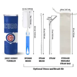 customized chicago cubs torn band blue white skinny tumbler best selling.webp