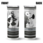 customized chicago white sox snoopy dog black white skinny tumbler best selling 1.webp