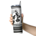 customized chicago white sox snoopy dog black white skinny tumbler best selling 1.webp