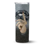 customized chicago white sox sparkle lips black skinny tumbler best selling.webp