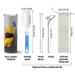 customized chicago white sox winnie the pooh black gray skinny tumbler best selling.webp