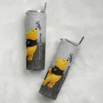 customized chicago white sox winnie the pooh black gray skinny tumbler best selling.webp
