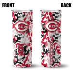 customized cincinnati reds claw marks red white skinny tumbler best selling 1 1.webp