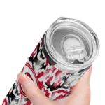 customized cincinnati reds claw marks red white skinny tumbler best selling 1 1.webp