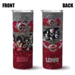 customized cincinnati reds kiss band black skinny tumbler best selling 1.webp
