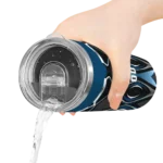 customized cleveland guardians superman emblem navy blue black skinny tumbler best selling 1.webp