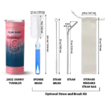 customized cleveland guardians swirl texture navy blue skinny tumbler best selling.webp