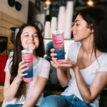 customized cleveland guardians swirl texture navy blue skinny tumbler best selling.webp