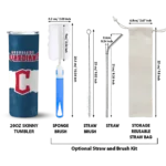 customized cleveland guardians torn band navy blue white skinny tumbler best selling.webp