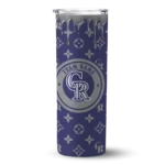 customized colorado rockies camo streak blue skinny tumbler best selling.webp