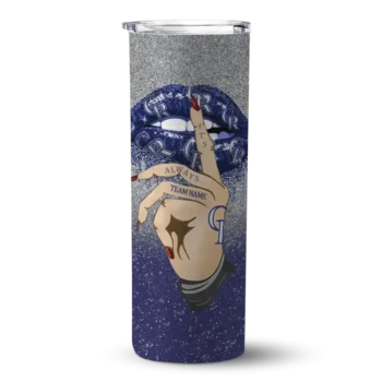 customized colorado rockies sparkle lips blue skinny tumbler best selling.webp