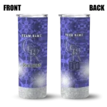 customized colorado rockies starburst tiles blue skinny tumbler best selling.webp