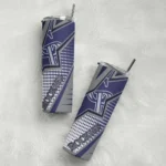 customized colorado rockies web stripes blue white skinny tumbler best selling.webp