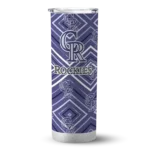 customized colorado rockies zipper leopard blue skinny tumbler best selling.webp