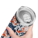 customized detroit tigers claw marks navy white skinny tumbler best selling.webp