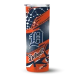 customized detroit tigers helmet clash navy skinny tumbler best selling.webp