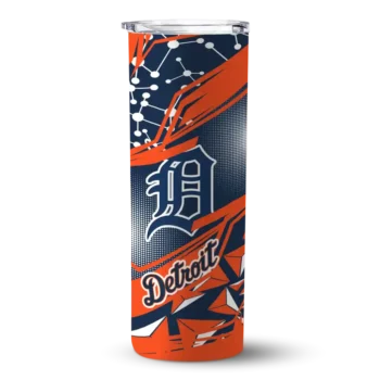 customized detroit tigers helmet clash navy skinny tumbler best selling.webp
