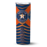 customized houston astros camo texture blue skinny tumbler best selling.webp