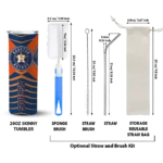 customized houston astros camo texture blue skinny tumbler best selling.webp