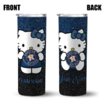 customized houston astros hello kitty blue black skinny tumbler best selling.webp