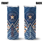 customized houston astros monogram burst blue white skinny tumbler best selling.webp