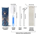 customized houston astros monogram burst blue white skinny tumbler best selling.webp