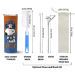 customized houston astros snoopy attitude blue skinny tumbler best selling.webp