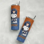 customized houston astros snoopy attitude blue skinny tumbler best selling.webp