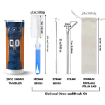 customized houston astros stacked diamond blue skinny tumbler best selling.webp