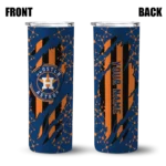customized houston astros star pop blue black skinny tumbler best selling.webp