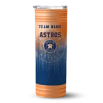 customized houston astros swirl texture blue skinny tumbler best selling.webp