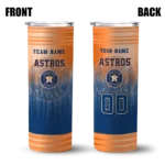 customized houston astros swirl texture blue skinny tumbler best selling.webp