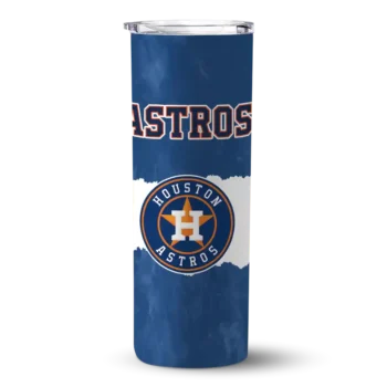 customized houston astros torn band blue white skinny tumbler best selling.webp
