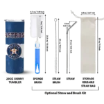 customized houston astros torn band blue white skinny tumbler best selling.webp