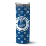 customized kansas city royals camo streak royal blue skinny tumbler best selling.webp
